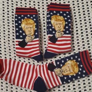 Patriotic Men's Socks - Red, White, and Blue